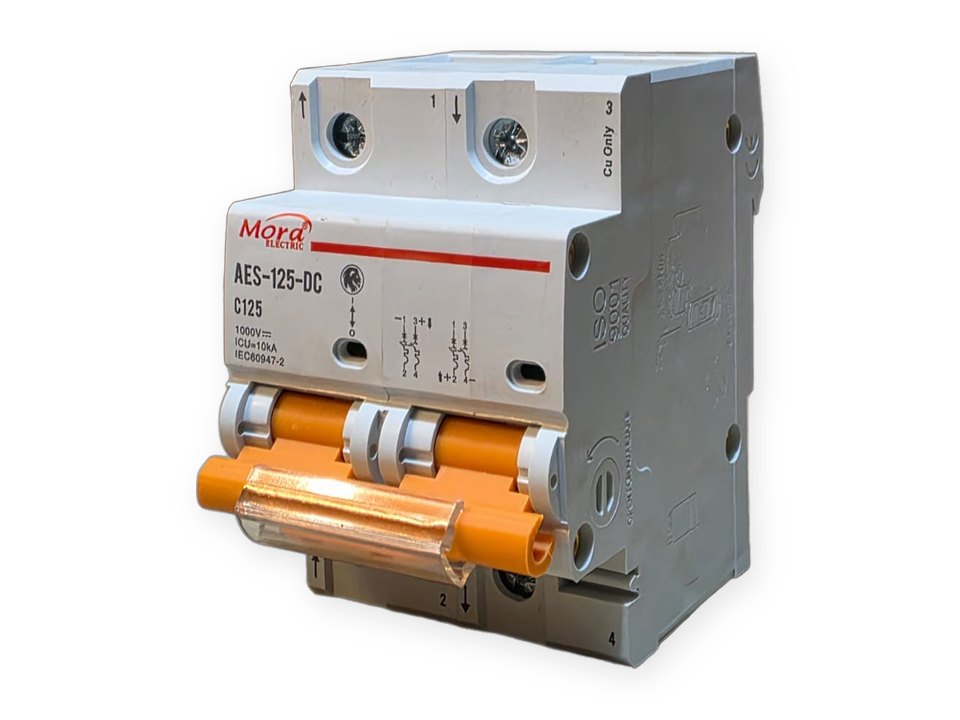 Mora DC Breaker 125A 2-Pole (AES-125-DC C125)
