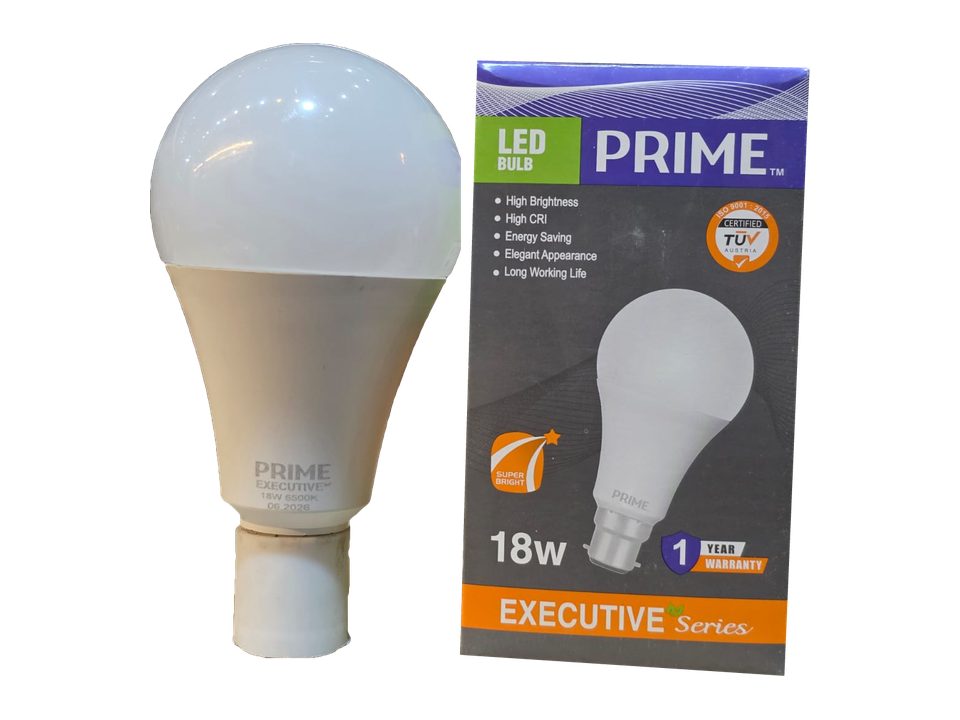 Prime Executive LED Bulb 18W (pack of 6)